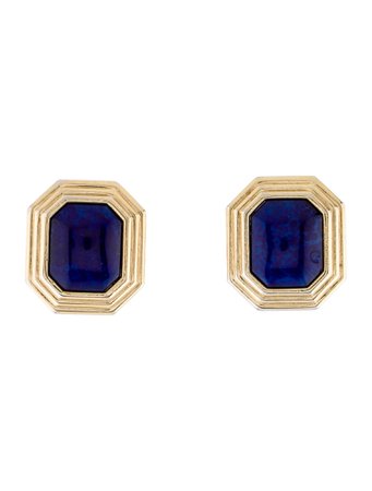 CHRISTIAN DIOR, Vintage Cabochon Earrings