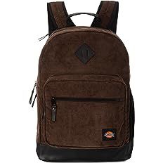 Amazon.com: Dickies Signature Backpack for School Classic Logo Water Resistant Casual Daypack for Travel Fits 15.6 Inch Notebook (Brown Duck Corduroy) : Electronics