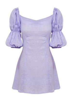 lilac mini dress