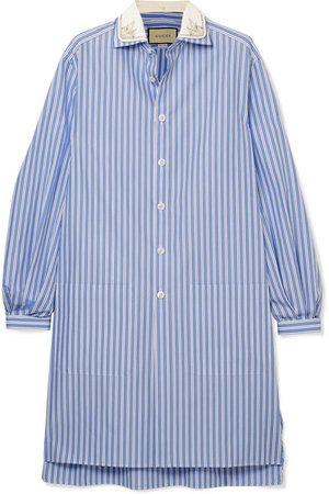 Gucci | Oversized striped cotton tunic | NET-A-PORTER.COM