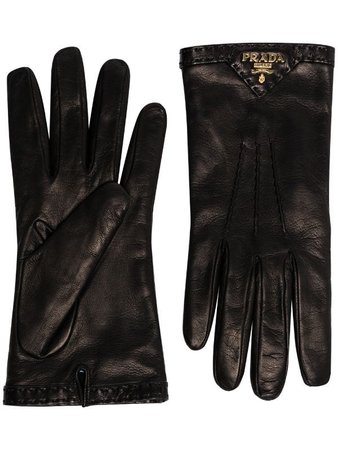 Prada black gloves