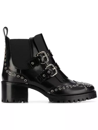 Red Valentino RED(V) Brogue Ankle Boots - Farfetch
