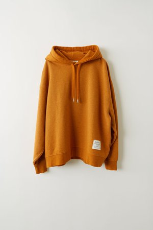 Acne Studios - Hooded sweatshirt Dark orange melange