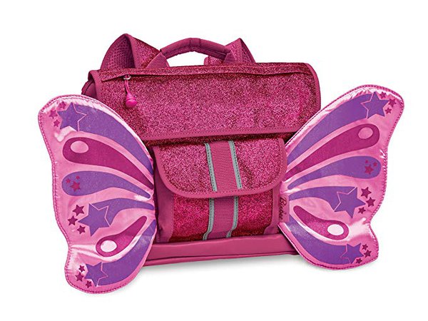 Amazon.com | Bixbee Kids Backpack School Bag Sparkalicious Glitter Butterflyer, Ruby Raspberry, Small | Backpacks