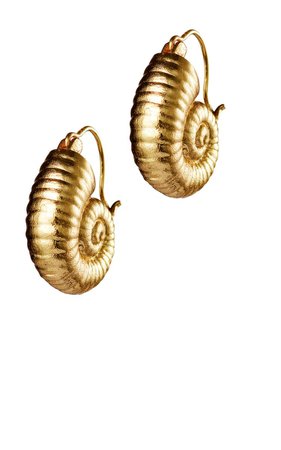 Gold-Plated High Tide Hoop Earrings By Anni Lu | Moda Operandi