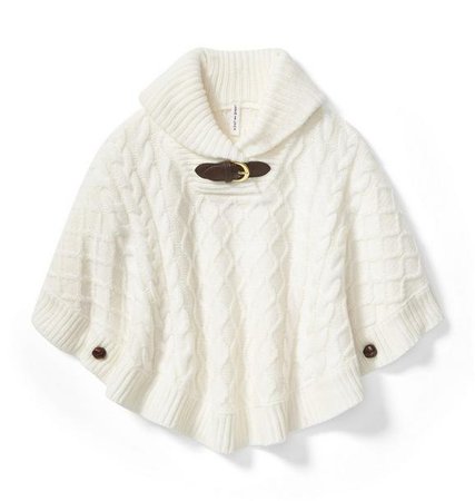Girl Ivory Sweater Cape by Janie and Jack