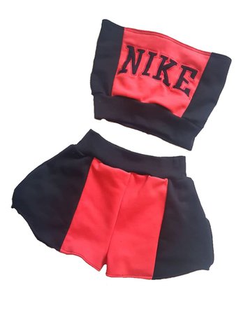 Nike Red/Blue Short Set
