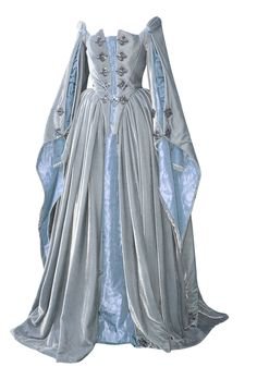 Pinterest | blue medieval Dress