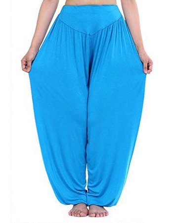 Amazon.com: Hoerev Super Soft Nylon Spandex Harem Yoga/Pilates Pants: Clothing
