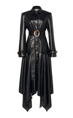 Leather Overcoat Dress by MATÉRIEL | Moda Operandi
