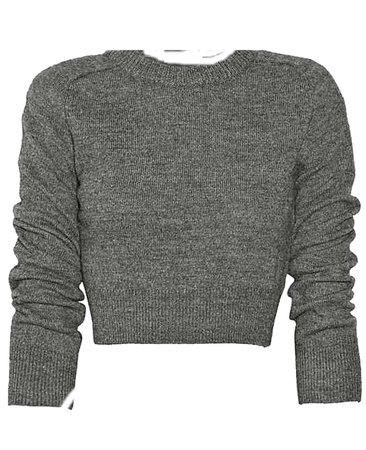gray sweater
