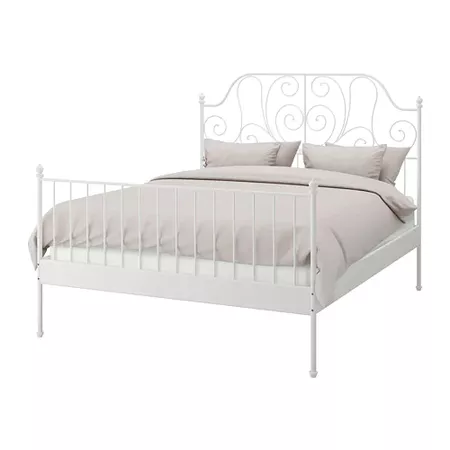 LEIRVIK Bed frame - Full, Luröy slatted bed base - IKEA