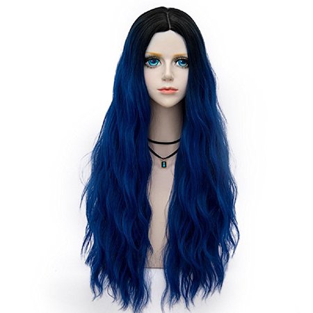 Probeauty Miracle &Forest Lady Collection Ombre Dark Root 70CM Long Curly Women Cosplay Wig