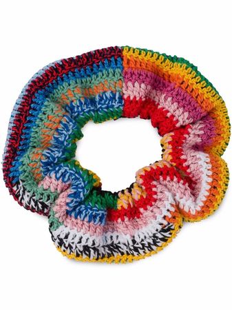Miu Miu Crochet Hair Scrunchie - Farfetch