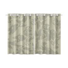 Eagle Taupe Gray Kitchen Curtain 26'' X 39''(2 Pieces, 1 Design) – Rockin Docks Deluxephotos