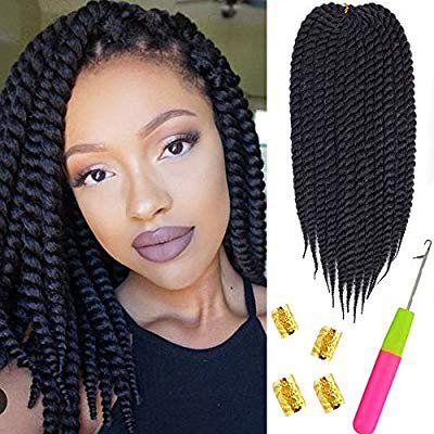 Amazon.com: Mirra’s Mirror 6Packs 12” Havana Twist Crochet Hair Mambo Twist Senegalese Crochet Braids Braiding Hair 75gram/12 roots/Pack: Beauty