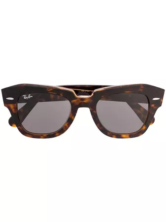 Ray-Ban State Street square-frame Sunglasses - Farfetch