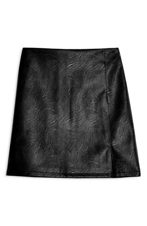 Topshop Faux Leather Miniskirt (Regular & Petite) | Nordstrom