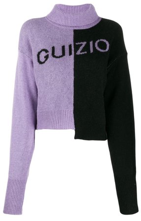 Danielle Guizio logo print jumper