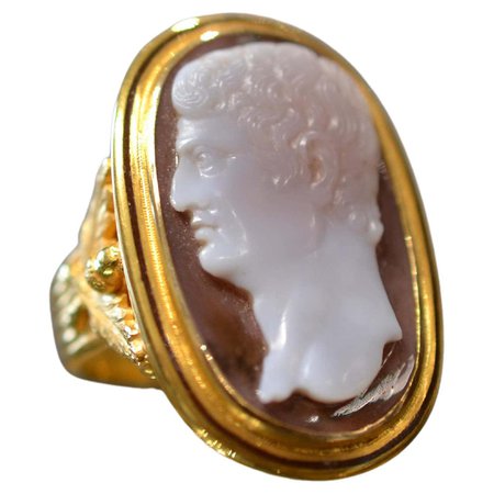 Hardstone Cameo of a Man, 18th-19th Century For Sale at 1stDibs
