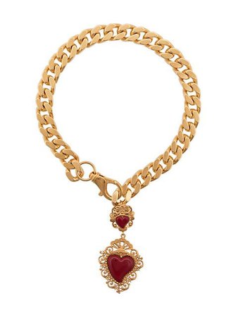 Dolce & Gabbana heart pendant collar necklace