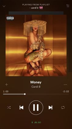 "Money" by Cardi B on Spotify