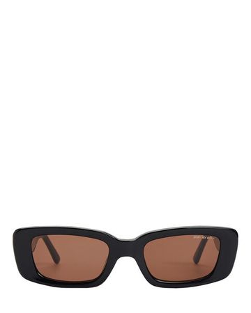 DMY BY DMY Preston Rectagular Sunglasses in brown | INTERMIX®