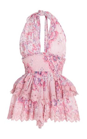 Deanna Floral-Printed Cotton Dresss By Loveshackfancy | Moda Operandi