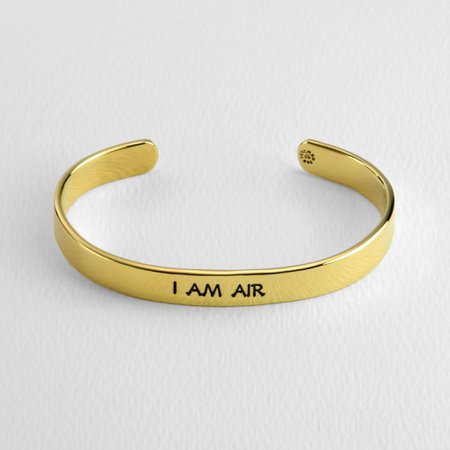 I Am Air Astrology Cuff Bracelet | The Animal Rescue Site