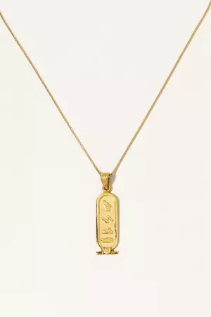 WILD Hieroglyphic Necklace .:. Gold – Child of Wild
