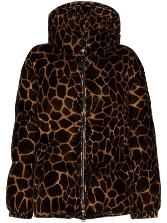 Moncler Kundogi leopard-print Puffer Jacket - Farfetch