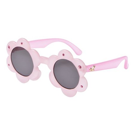 Monnalisa Pink Flower Shape Sunglasses with Case | AlexandAlexa