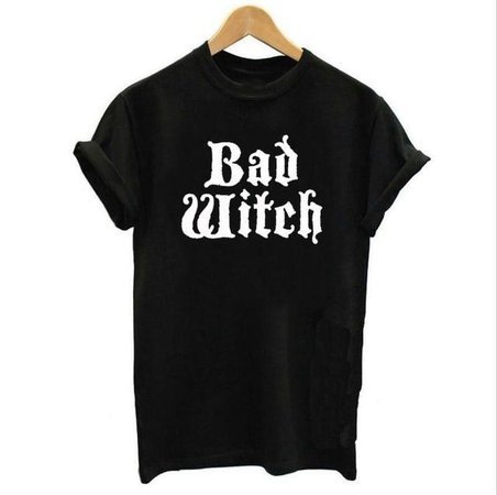 *clipped by @luci-her* Gothic GOOD WITCH BAD WITCH T-Shirt – ROCK 'N DOLL