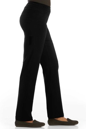 Classic Fit Slim-Sation Pull-On Straight Leg Pants | Travel Smith