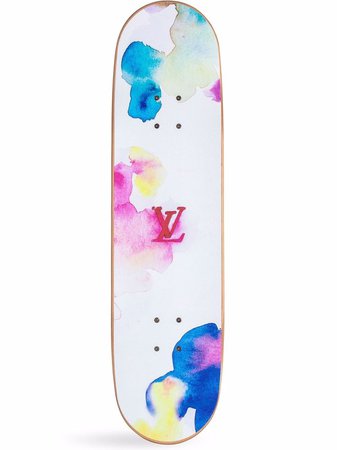 Louis Vuitton 2021 pre-owned Watercolour Monogram-print Skateboard - Farfetch