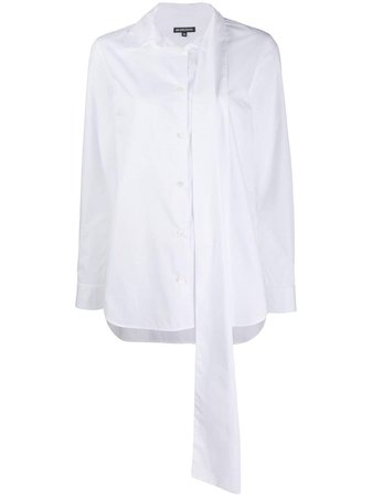 White Ann Demeulemeester Poplin Shirt | Farfetch.com