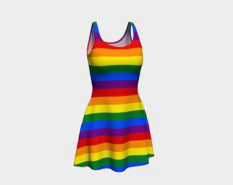 Gay pride dress | Etsy
