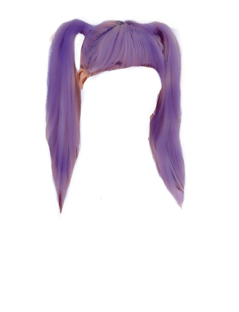 purple hair png @dreamkiss-official