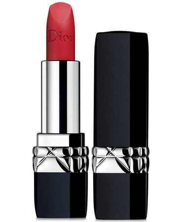 Lipstick Dior Rouge Dior 999 - Matte Finish & Reviews - Makeup - Beauty - Macy's
