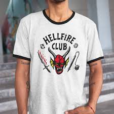 hellfire club shirt stranger things - Google Search