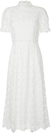 Macgraw floral lace high neck dress