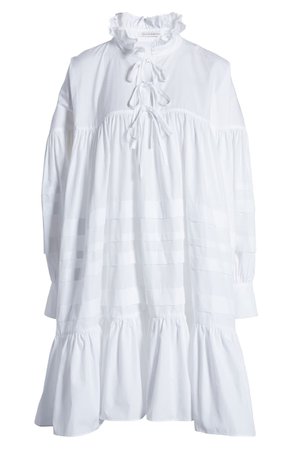 Cecilie Bahnsen Macy Pleated Oversized Shirtdress | Nordstrom