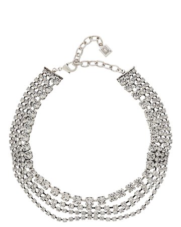Dannijo Arabella Layered Crystal Necklace | INTERMIX®