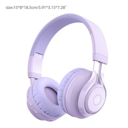 pastel purple headphones