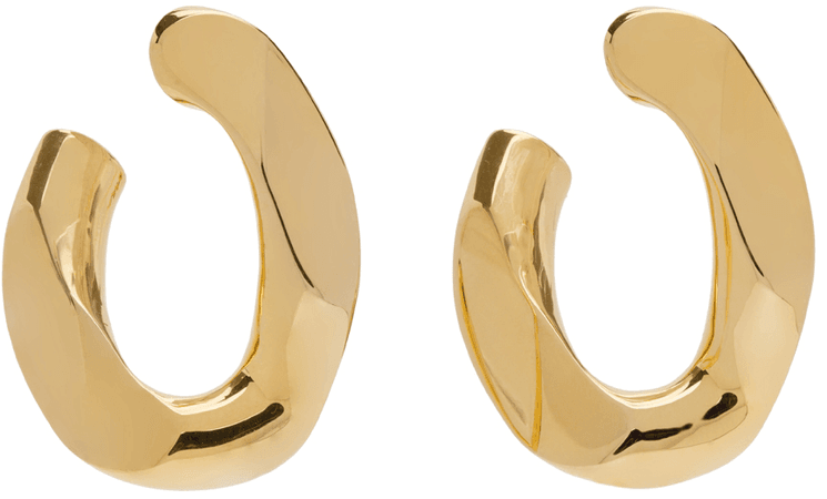 NUMBERING Gold #5105 Earrings
