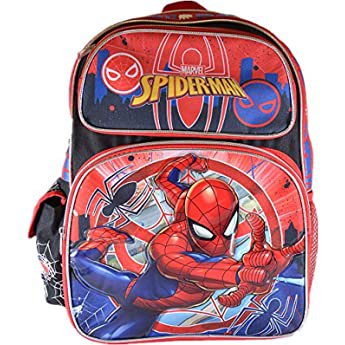 Amazon.com: Spiderman 15" School Bag Backpack (Blue-Red): Clothing