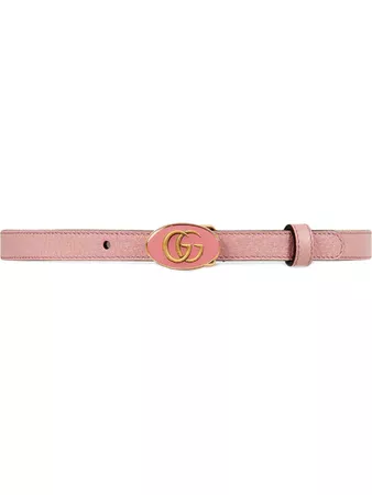 Gucci Leather belt with oval enameled buckle $350 - Shop SS19 Online - Fast Delivery, Price