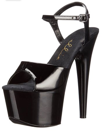 black platform heels stripper heels black heels