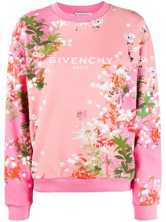 Givenchy Sudadera Con Motivo Floral y Logo - Farfetch