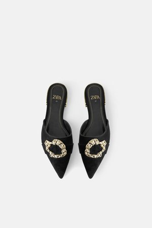 MULES WITH BROOCH-View all-SHOES-WOMAN | ZARA United States